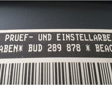Engine type BUD-POLO - Volkswagen POLO IV PH.2 - B1-6580A