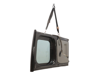 Left rear swing door - Nissan PRIMASTAR PH.2 - Noir - K010000QAB - F1-1234T