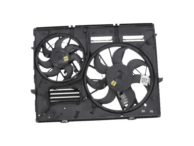 Radiator fan + mounting - Porsche CAYENNE I PH.2 - 95562413601 - S2-0095J