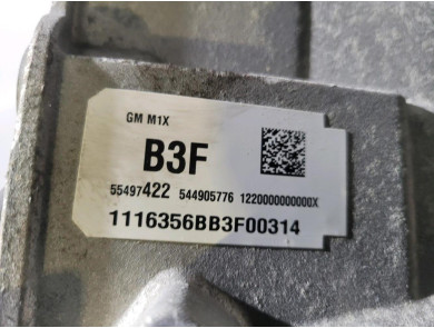 Gearbox type GETRAG-B3F - Opel ASTRA K PH.1 - M1-0842C