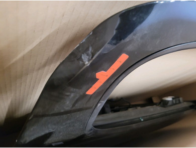 Porte arrière droite - Peugeot 207 - Noir - 9008S6 - N1-8674W