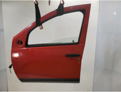 Left front door - Dacia SANDERO I - Rouge Fonce - 801011499R - B1-8581L