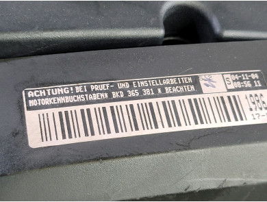 Engine type BKD - Volkswagen TOURAN I PH.1 - G0-5548V
