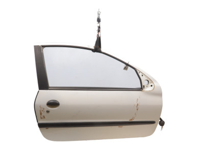 Right door (3-door models only) - Peugeot 206 + - Blanc - 9004K6 - A1-2865A