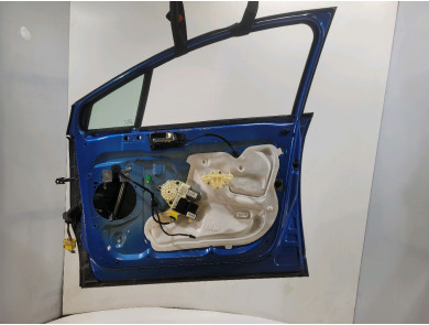 Right front door - Citroen C4 I PH.2 - Bleu Clair - 00009004W4 - B1-8000H