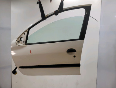 Left front door - Peugeot 206 - Blanc - 9002K5 - A1-9340M