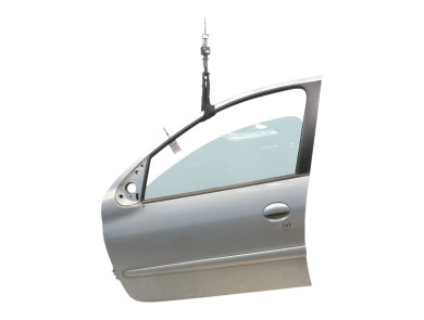 Left front door - Peugeot 206 SW - Gris Clair - 9002K5 - T1-1971F