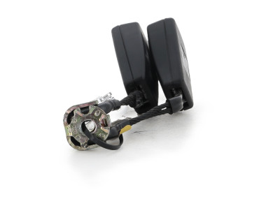 Central rear belt clip - Volkswagen POLO IV PH.2 - 6Q0857488EQVZ - T0-2409C