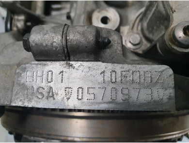 Engine type 8H01 - Peugeot 207+ - U1-9895J