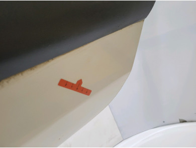 Left door (3-door models only) - Renault CLIO II PH.2 - Blanc - 7751472464 - F1-6811U