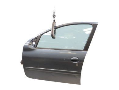 Left front door - Peugeot 206 - Gris Clair - 9002K5 - I1-1923C