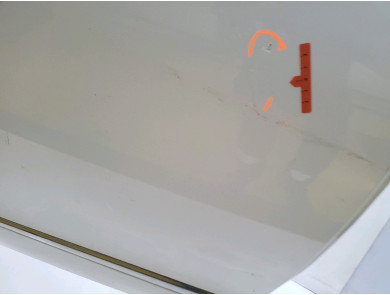 Porte arrière droite - Renault SCENIC III PH.3 - Blanc - 821009283R - F1-6230Z