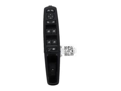 Left window-lift switch panel used - Renault SCENIC - 809610017R