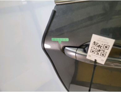 Right door (3-door models only) - Peugeot 208 I PH.2 - Gris Fonce - 9805822480 - W1-6057N