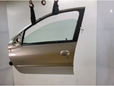 Porte avant gauche - Peugeot 206 - Gris Clair - 9002K5 - S1-5120Q
