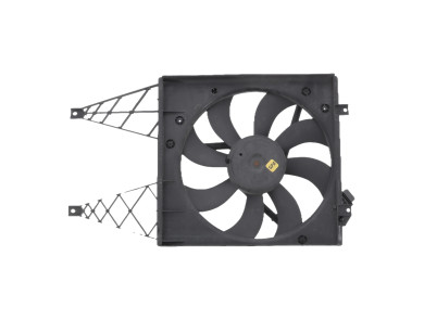 Radiator fan + mounting - Volkswagen POLO IV PH.2 - 6Q0959455N - S1-8565K