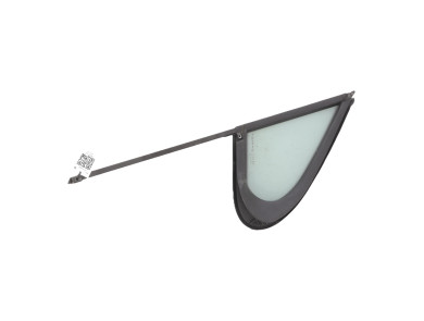 Left front side glass - Peugeot 207 - Blanc - 9201J1 - C1-4034T