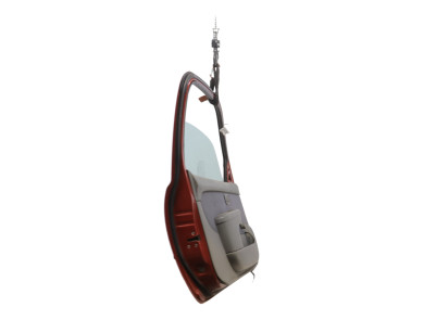 Left door (3-door models only) - Nissan MICRA II PH.3 - Rouge Fonce - 8010174B30 - L1-2019M
