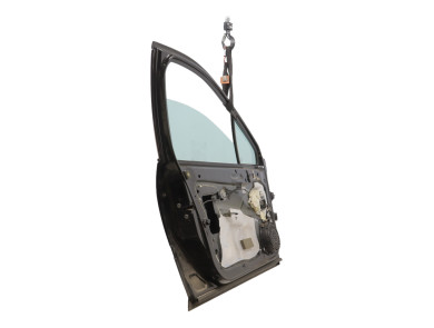 Left front door - Peugeot 407 PH.2 - Noir - 9002AL - T1-1640U