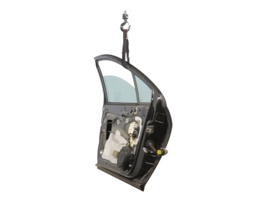 Porte avant gauche - Peugeot 407 PH.2 - Noir - 9002AL - T1-1640U