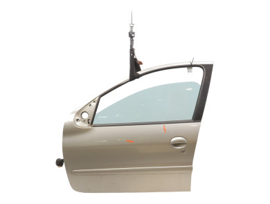 Porte avant gauche - Peugeot 206 - Gris Clair - 9002K5 - N1-1529Y