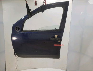 Porte avant gauche - Dacia SANDERO I - Bleu Fonce - 801011499R - W1-2821Z