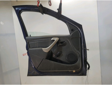 Left front door - Dacia SANDERO I - Bleu Fonce - 801011499R - W1-2821Z