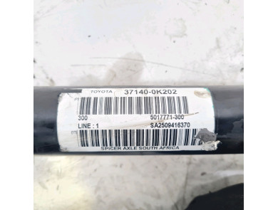 Front drive shaft - Toyota HILUX PICKUP V PH.2 2.4 D4D - 371400K202 - H1-3899Q