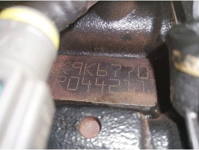Engine type K9K770 - Renault CLIO III PH.2 - W1-5909Z