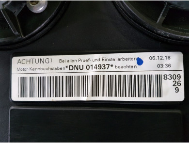 Moteur type DNUE - Audi Q2 PH.1 - U0-6585W