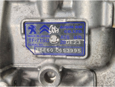 Boîte de vitesses type 20GE23 - Peugeot 3008 I PH.2 - I1-9499U