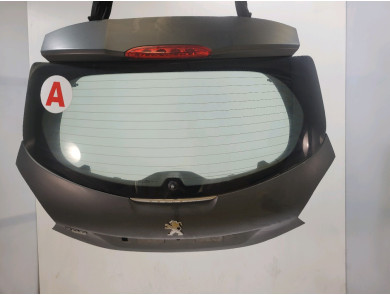 Hayon - Peugeot 208 I PH.2 - Gris Clair - 9810682180 - X1-0775Q