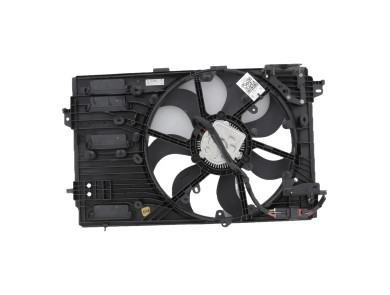 Radiator fan + mounting used - Renault MEGANE - 214811275R