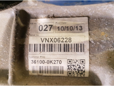 Gearbox type 330300K893 - Toyota HILUX PICKUP IV PH.3 - Y1-4142K