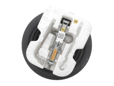 Space saver spare wheel kit used - Nissan MICRA - 40300-1HD7B-