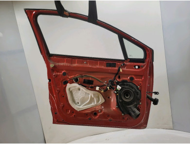 Left front door - Renault CLIO IV PH.1 - Rouge Fonce - 801017896R - T1-4696K