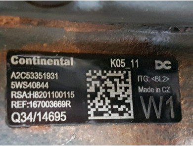 Engine type K9K646 - Nissan NV200 - X1-1052T