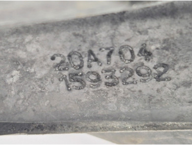 Gearbox type 20A704 - Citroen C3 III PH.2 - B1-9289X