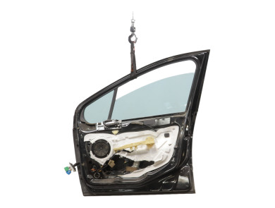 Right front door - Peugeot 308 I PH.2 - Noir - 9004CC - S0-9143U