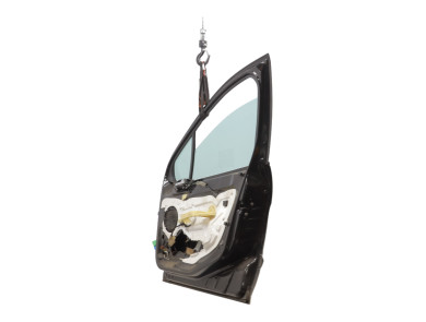 Right front door - Peugeot 308 I PH.2 - Noir - 9004CC - S0-9143U