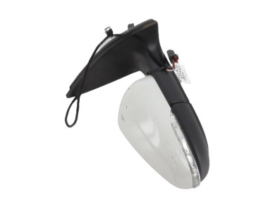 Right wing mirror - Volkswagen GOLF VI - Blanc - 5K0857508AD9B9 - V1-9105A