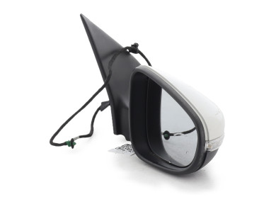 Right wing mirror - Volkswagen GOLF VI - Blanc - 5K0857508AD9B9 - V1-9105A