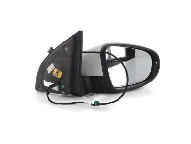 Right wing mirror - Volkswagen GOLF VI - Blanc - 5K0857508AD9B9 - V1-9105A