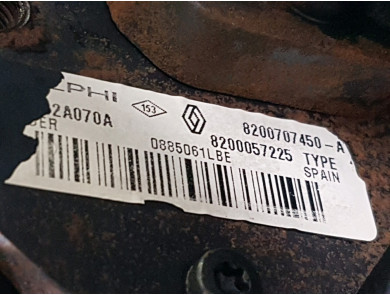 Engine type K9K796 - Dacia SANDERO I - B1-8732I