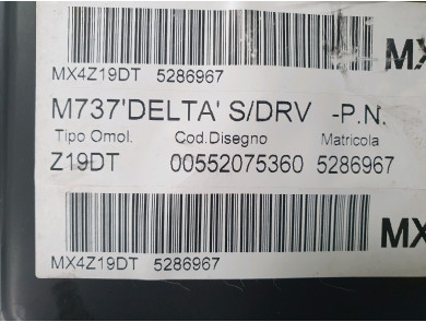 Moteur type Z19DT-ZAFIRA - Opel ZAFIRA B PH.1 - Z0-6252Z