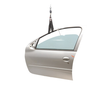 Porte avant gauche - Peugeot 206 + - Gris Clair - 9002K5 - J0-6895B