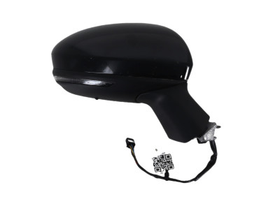 Right wing mirror - Renault CLIO V PH.2 - Noir - 963011854R - B0-7385H