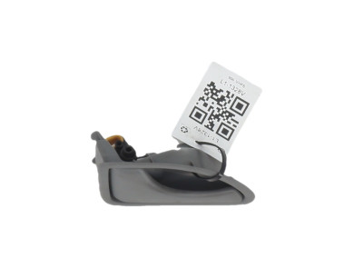 Exterior door handle left - Renault TWINGO I PH.3 - Noir - 7700822426 - L1-1328V