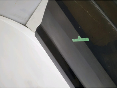 Rear left door - Volkswagen TOURAN II - Noir - 1T0833055S - E1-9058T