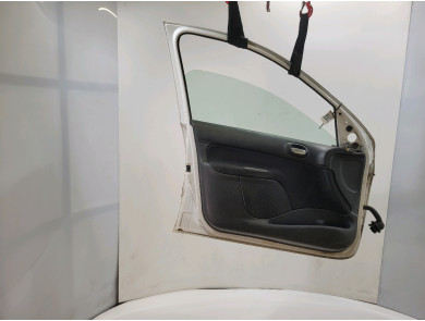 Left front door - Peugeot 206 + - Blanc - 9002K5 - F0-1226G